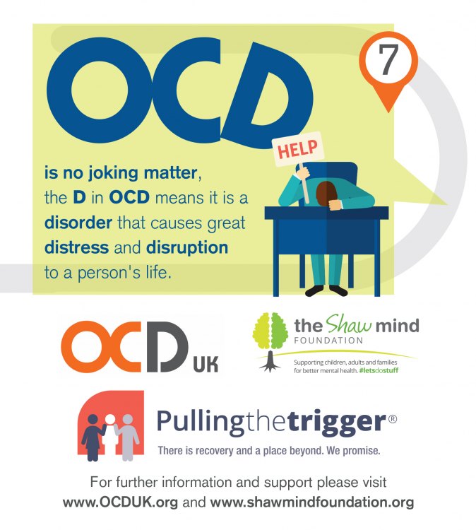 OCD Awareness Week - OCD Fact 7 - Obsessive-Compulsive Disorder (OCD ...